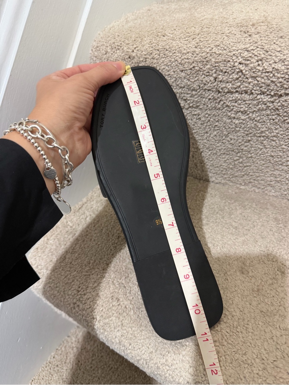 Tory Burch Double-T Leather Sport Slide - Size 9.5 - Picture 11 of 11